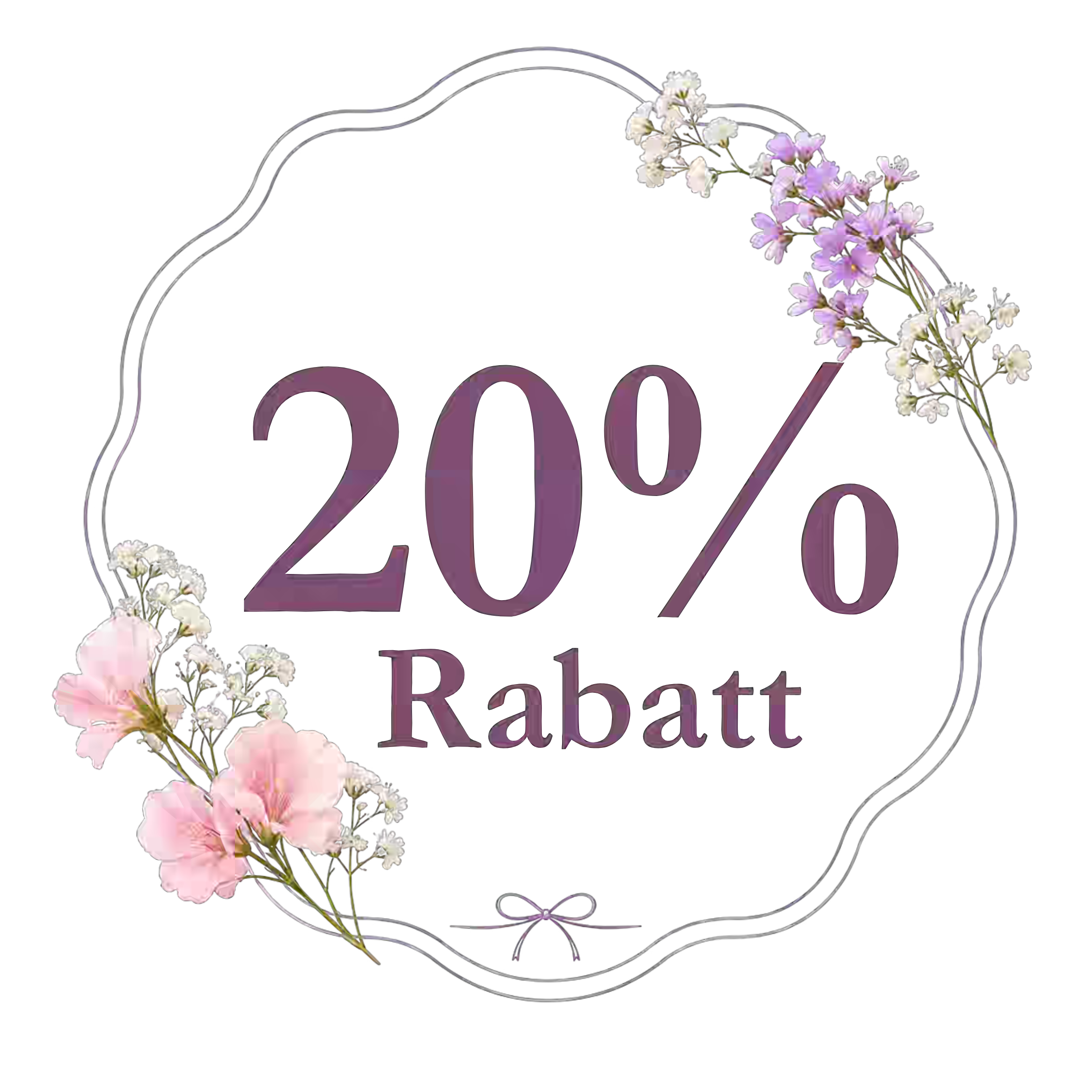 20 procent rabatt transparent bakgrund