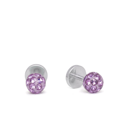esmeralda lavender 4mm T4 par