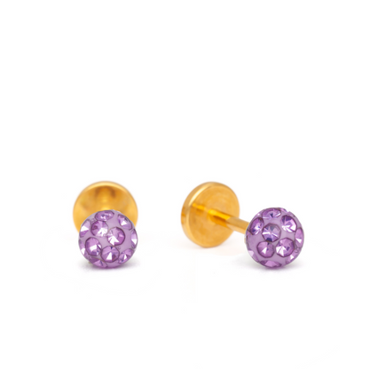esmeralda lavender 4mm g6 par